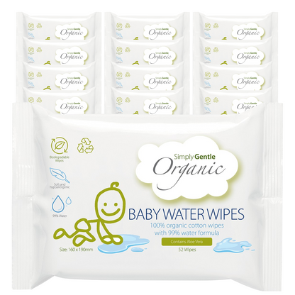 Simply Gentle Organic Baby Water Wipes