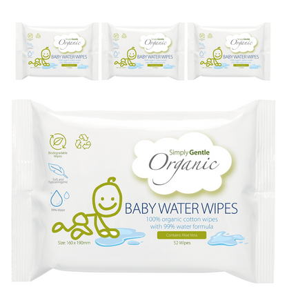 Simply Gentle Organic Baby Water Wipes