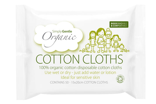 Simply Gentle Organic Cotton Cloths