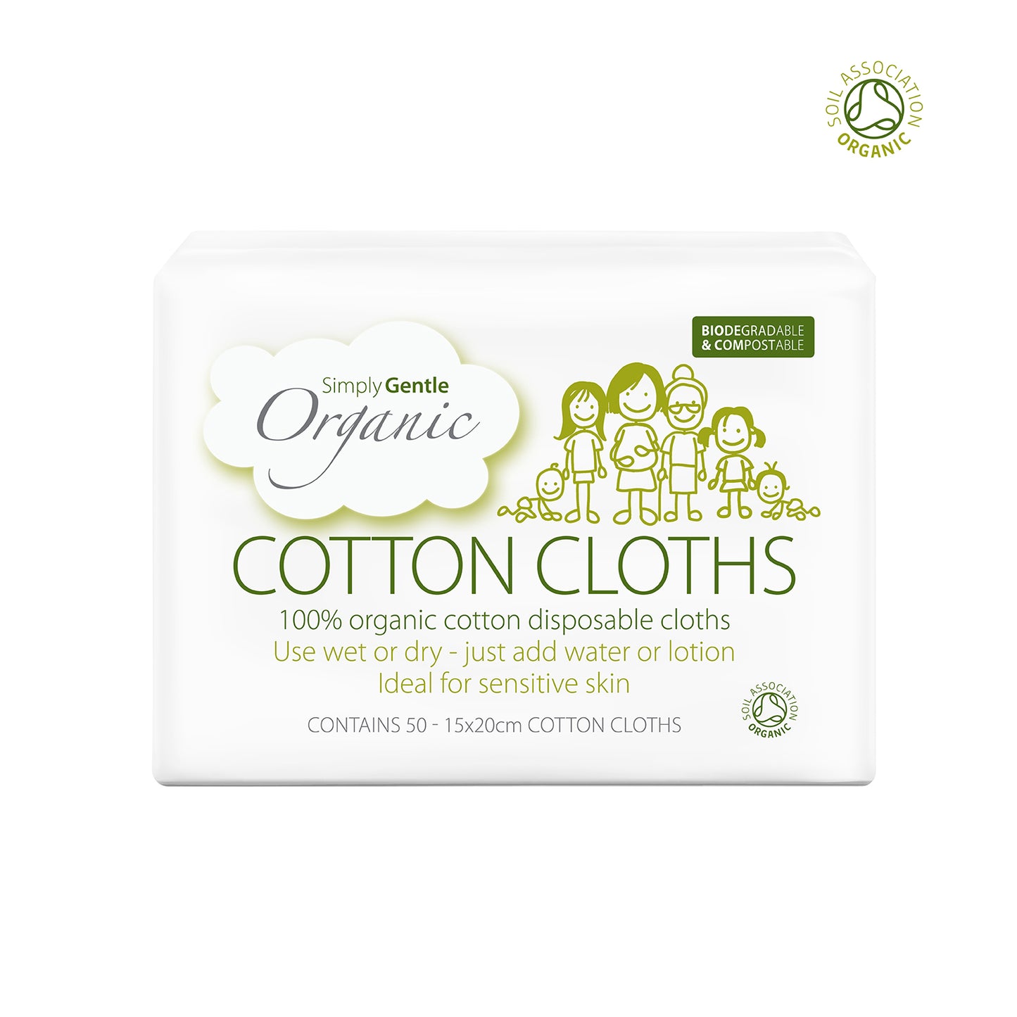 Simply Gentle Organic Cotton Cloths