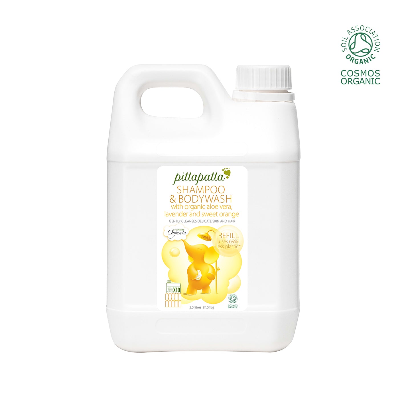 Pittapatta Shampoo & Bodywash 2.5 lt refill