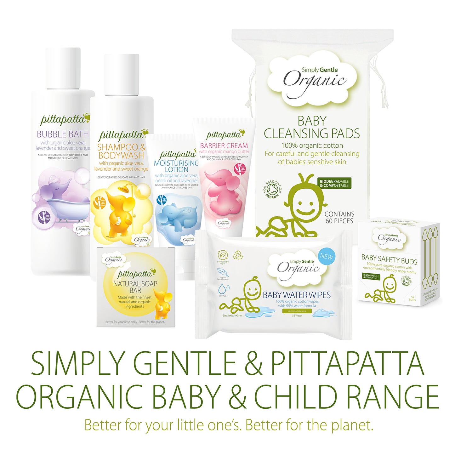 Simply Gentle Organic Baby Water Wipes