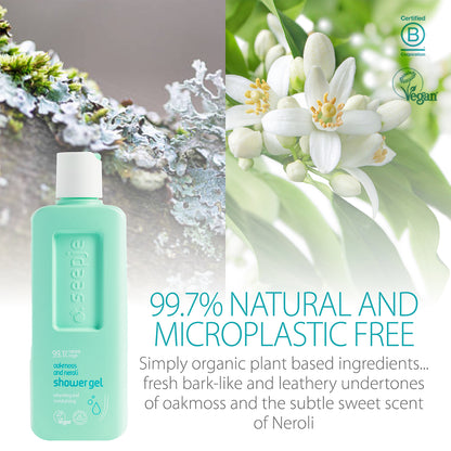 Soaply Oakmoss and Neroli Shower Gel - 300ml