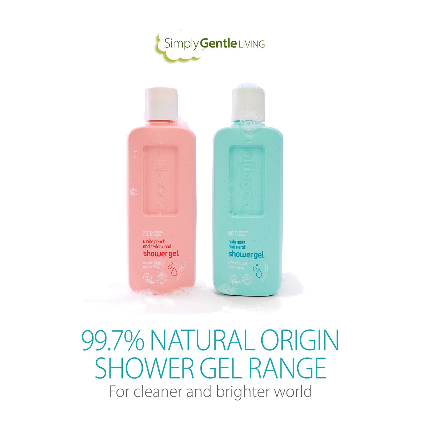 Soaply Oakmoss and Neroli Shower Gel - 300ml