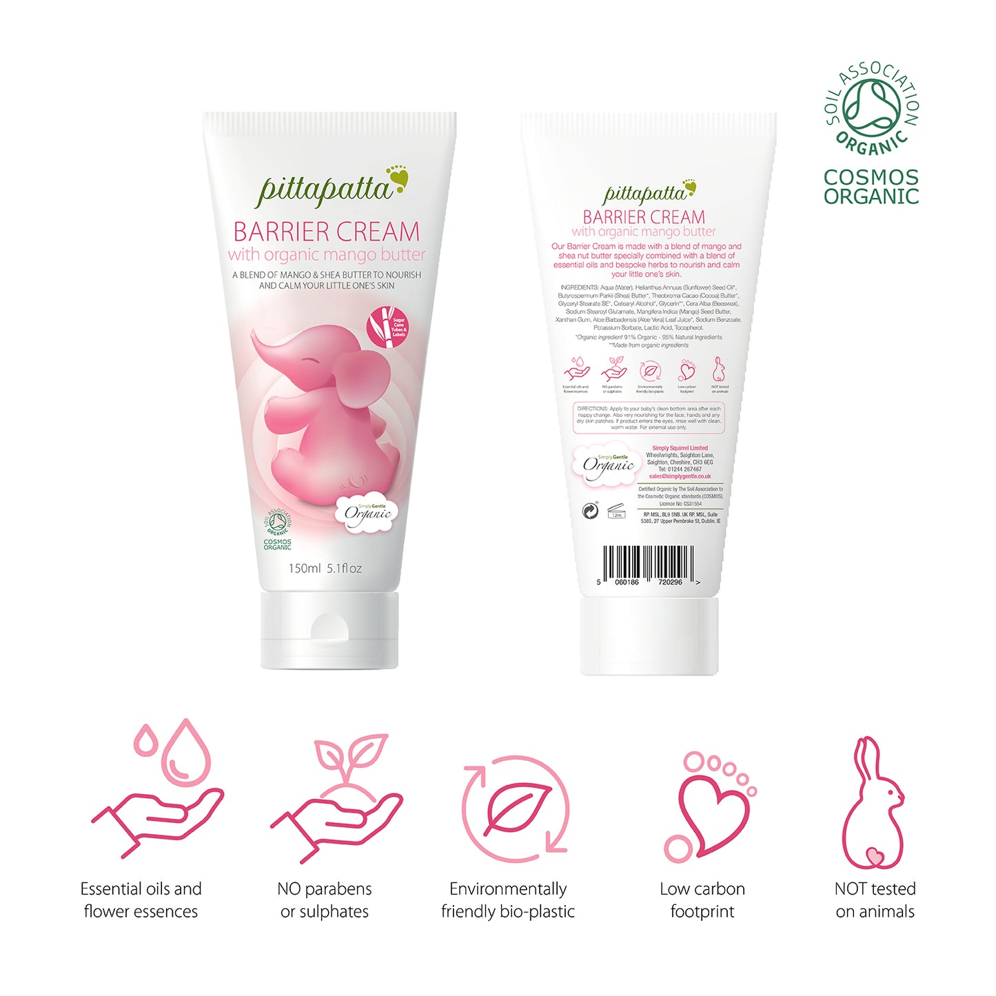 Pittapatta Organic Barrier Cream