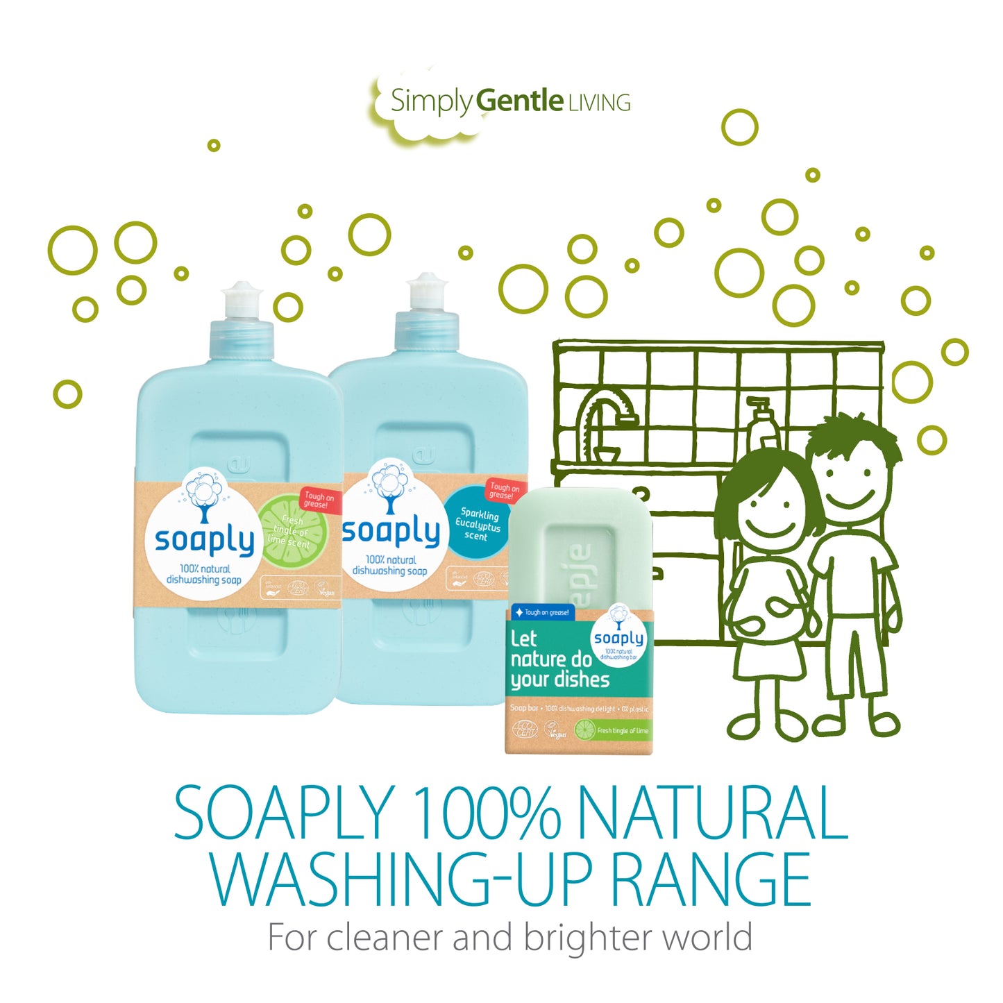 Natural washing up range