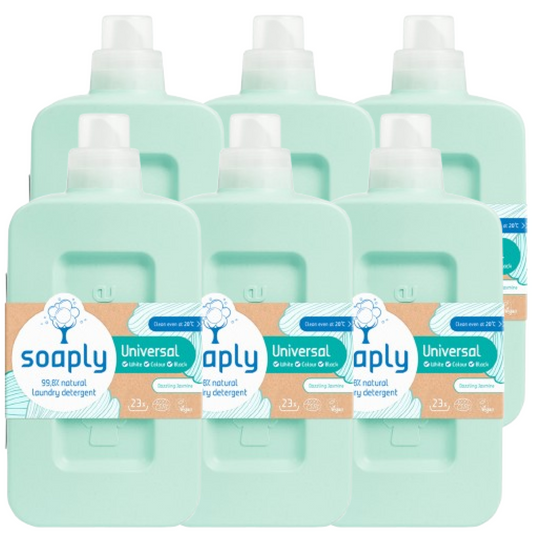 Soaply Eco Laundry Liquid Detergent - 6 Pack | 120 washes